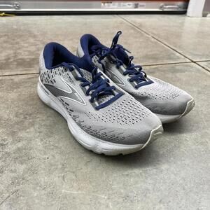 brooks glycerin 20 grey and blue running shoes size 13 MENS